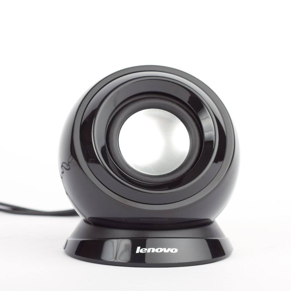 Back. Lenovo - Lenovo M0520 2.0 Speaker System - 2 W RMS - Black - 90 Hz to 20 kHz - USB - Black.