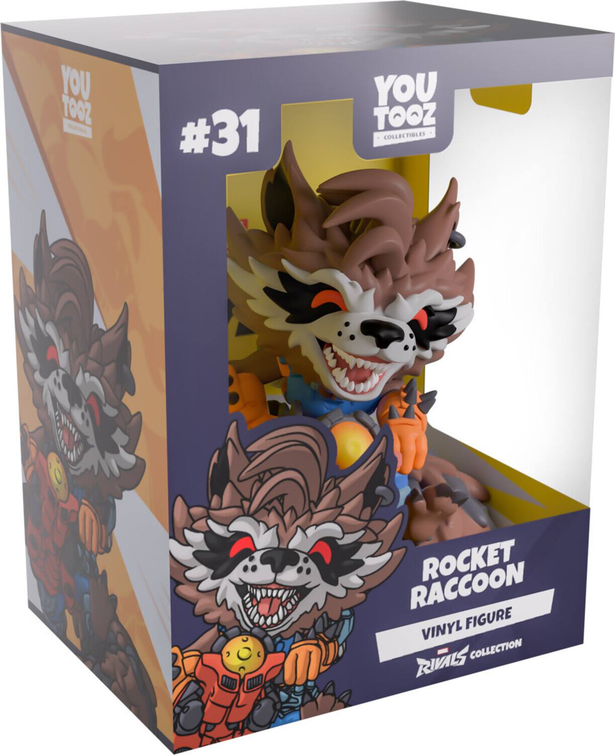 YOU TOOZ #31 YOU TOOZ COLLECTIBLES ROCKET RACCOON VINYL FIGURE COLLECTION RIVALS