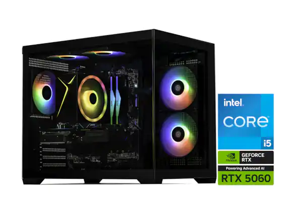 Intel XPG XPE XPC CORE i5 GEFORCE NVIDIA RTX Powering Advanced AI RTX 5060