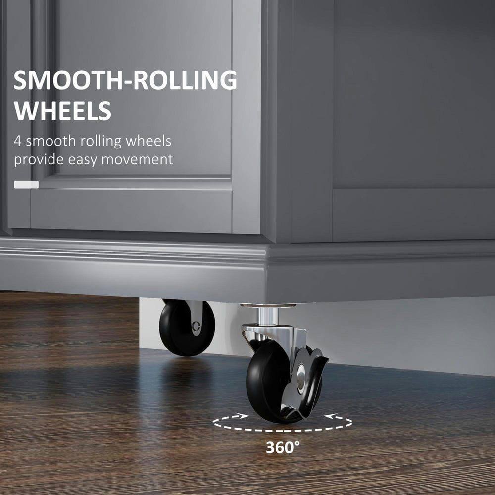 SMOOTH-ROLLING WHEELS

4 smooth rolling wheels provide easy movement

360°