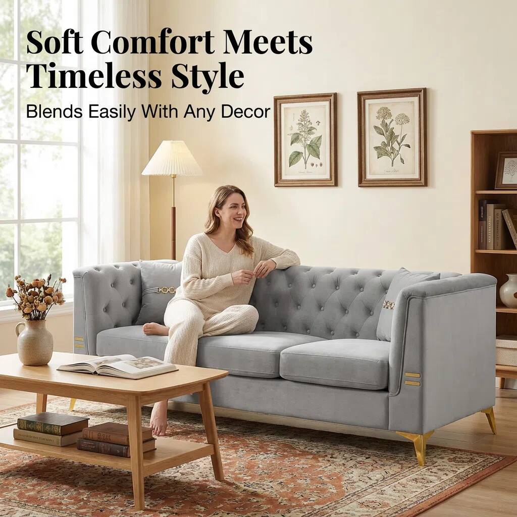 Soft Comfort Meets Timeless Style  
Blends Easily With Any Decor