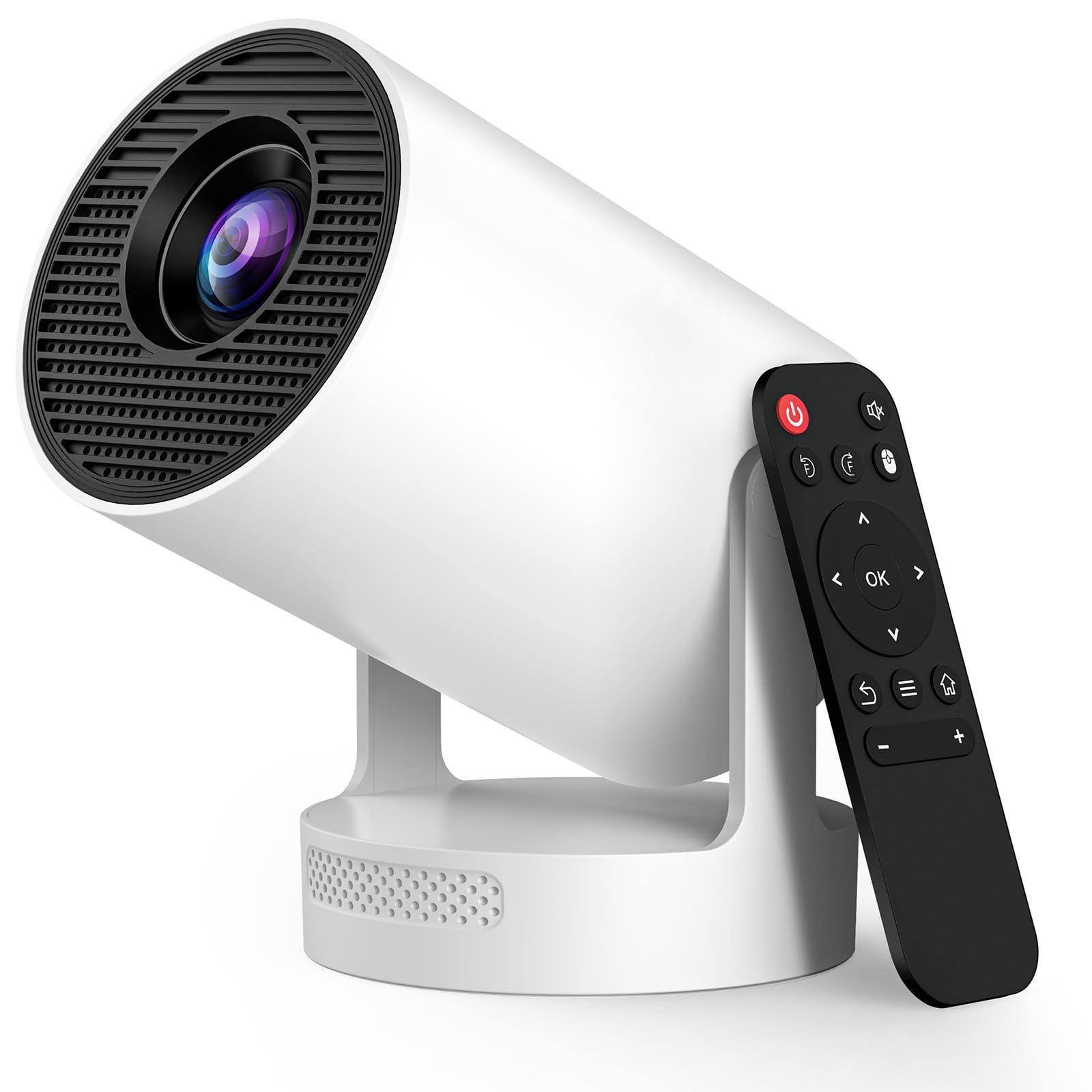 The Best Inks - Mini Projector With Wifi And | 4k 1080p 170 Ansi Auto Keystone Correction 210° Rotatable Portable 25"-110" Screen Video - HY300Plus