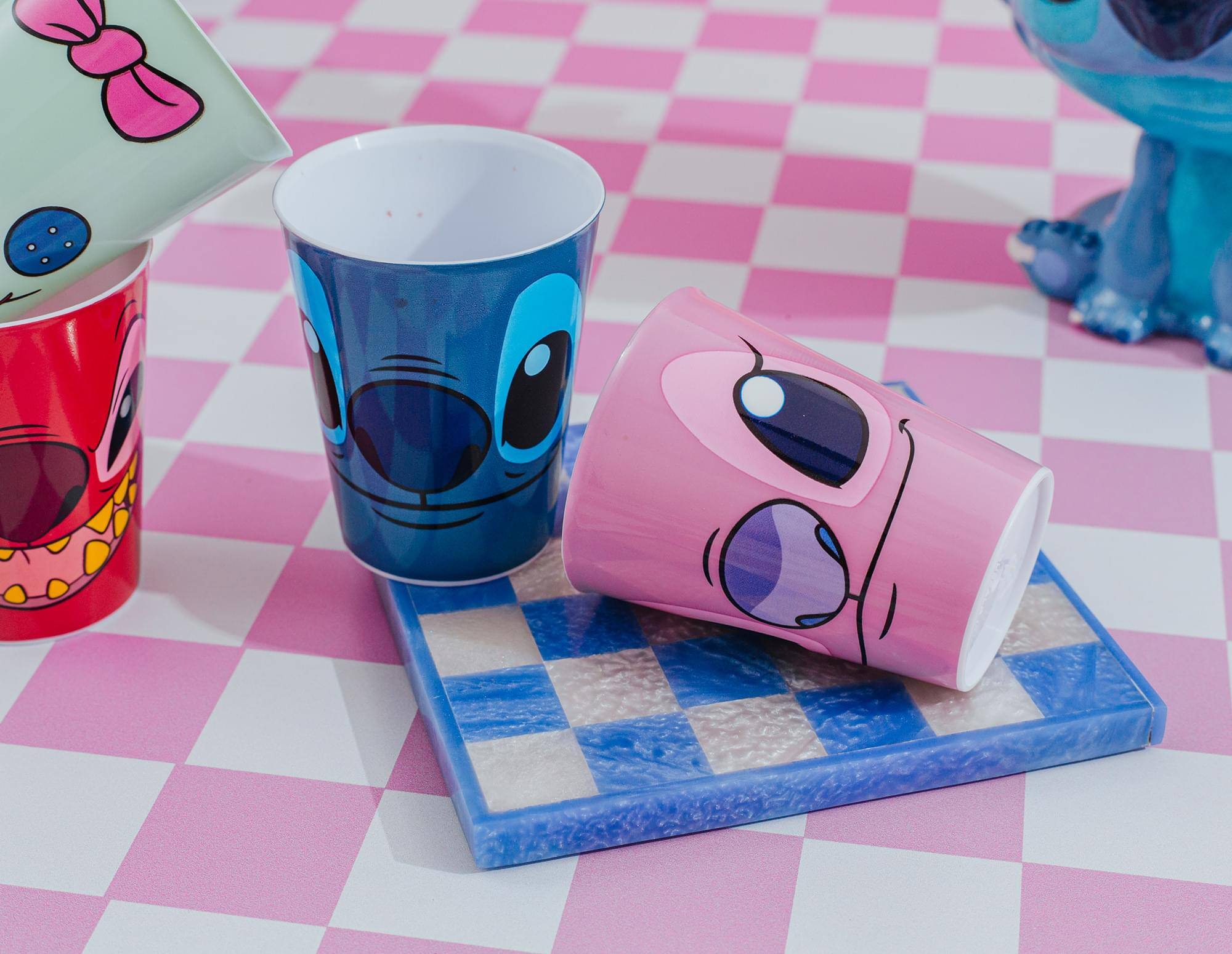 Alt View 3. Disney - Disney Lilo & Stitch 4-Piece Plastic Mini Cup Set | Each Holds 2 Ounces - Multicolored.