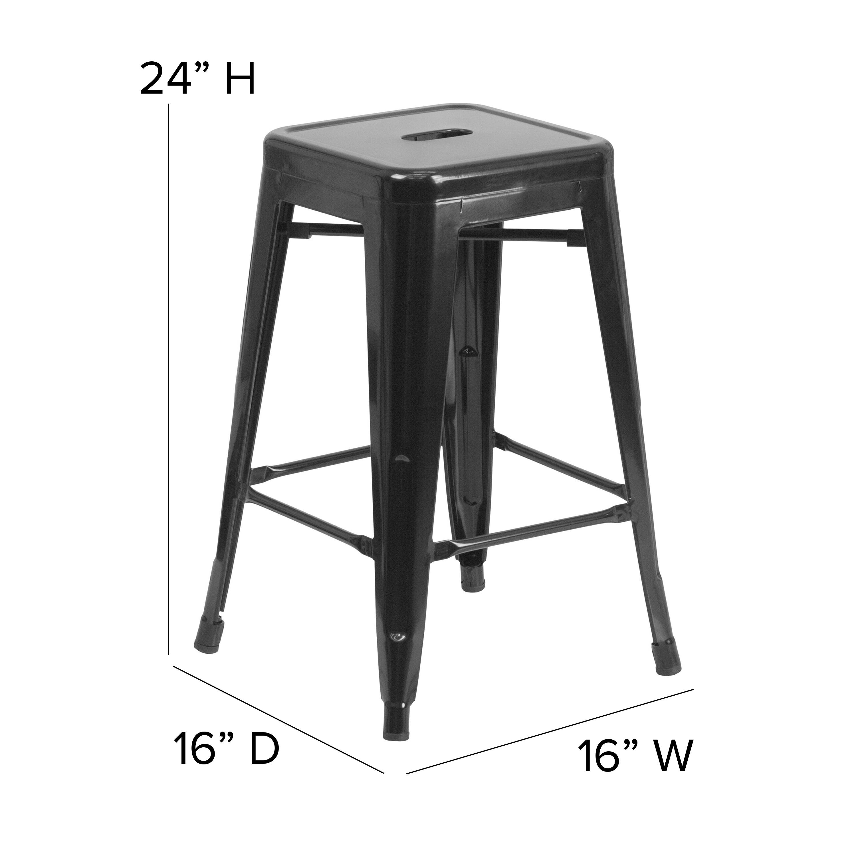 24" H 16" D 16" W