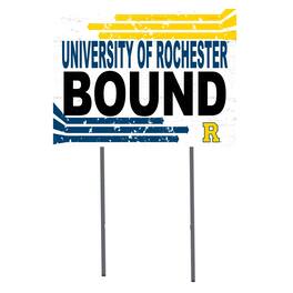 Jardine - Rochester Yellow Jackets 18" x 24" Bound Yard Sign - White