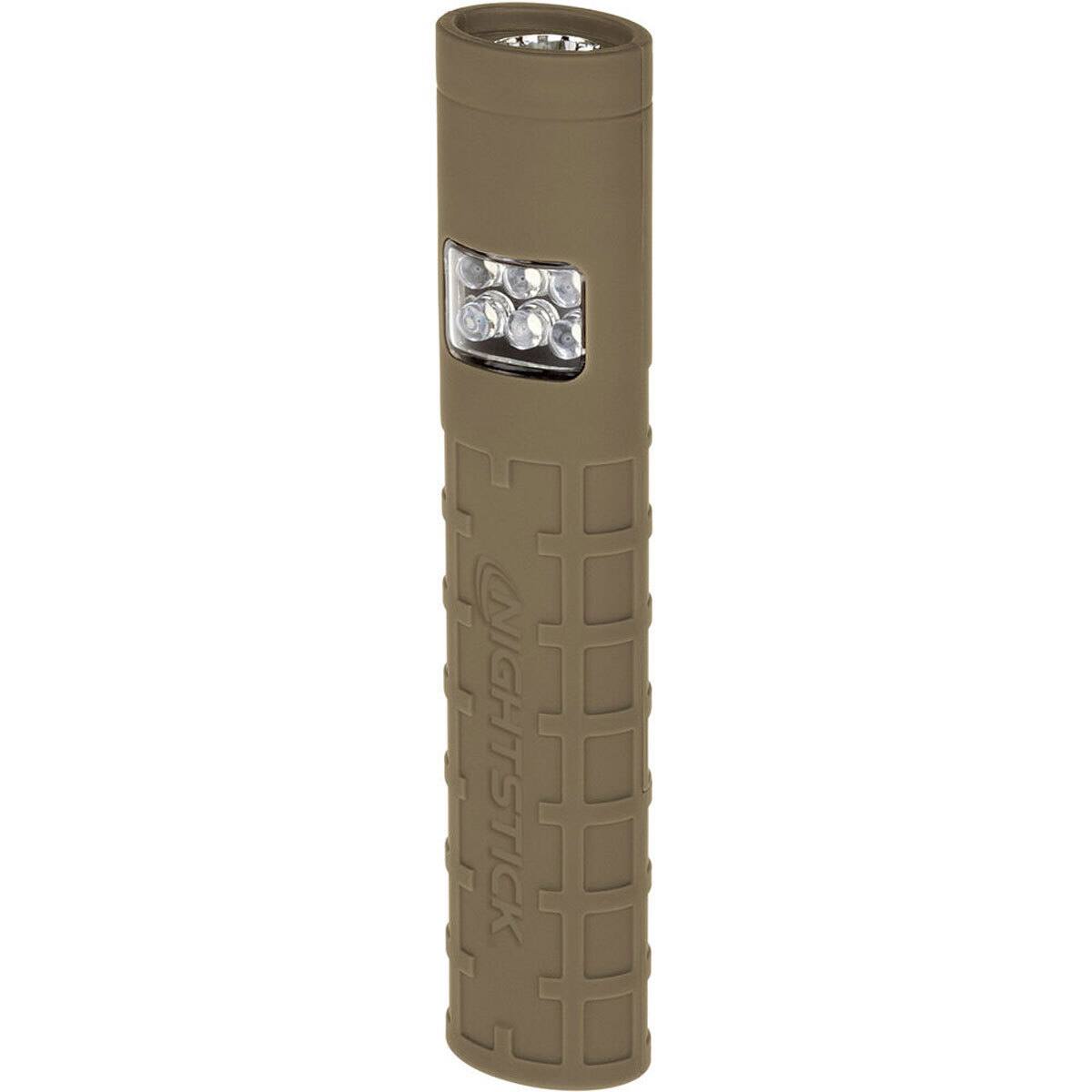 Alt View 1. Nightstick - Nightstick MultiPurpose Dual-Switch Dual-Light 90 Lumen Flashlight, 2 AAA Batteries, Tan.