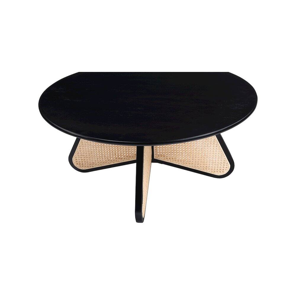 Alt View 3. Meridian Furniture - Butterfly Coffee Table - Black.