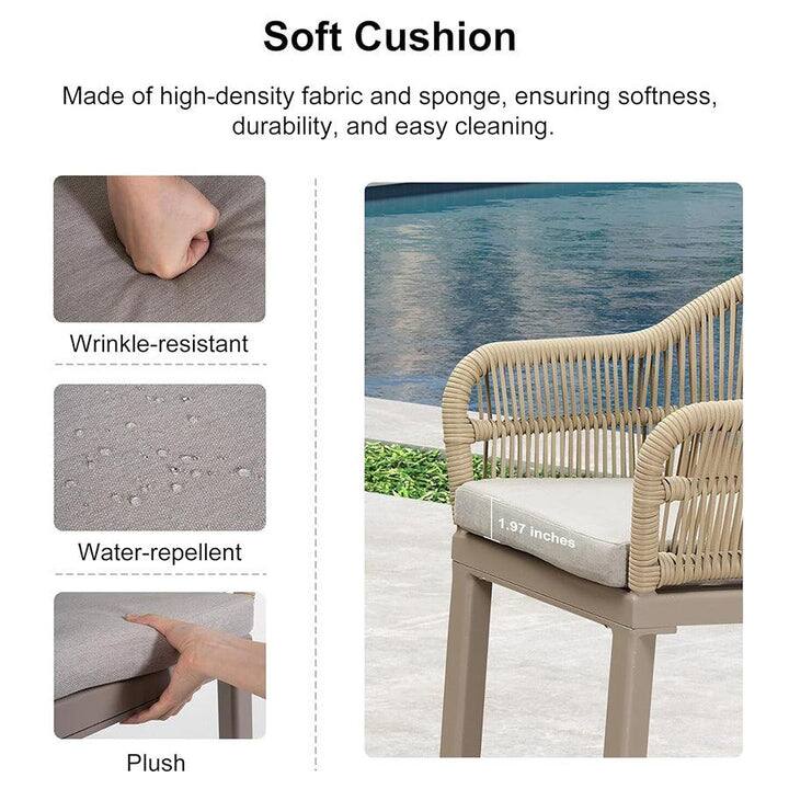 Soft Cushion

Made of high-density fabric and sponge, ensuring softness, durability, and easy cleaning.

- Wrinkle-resistant
- Water-repellent
- Plush

1.97 inches