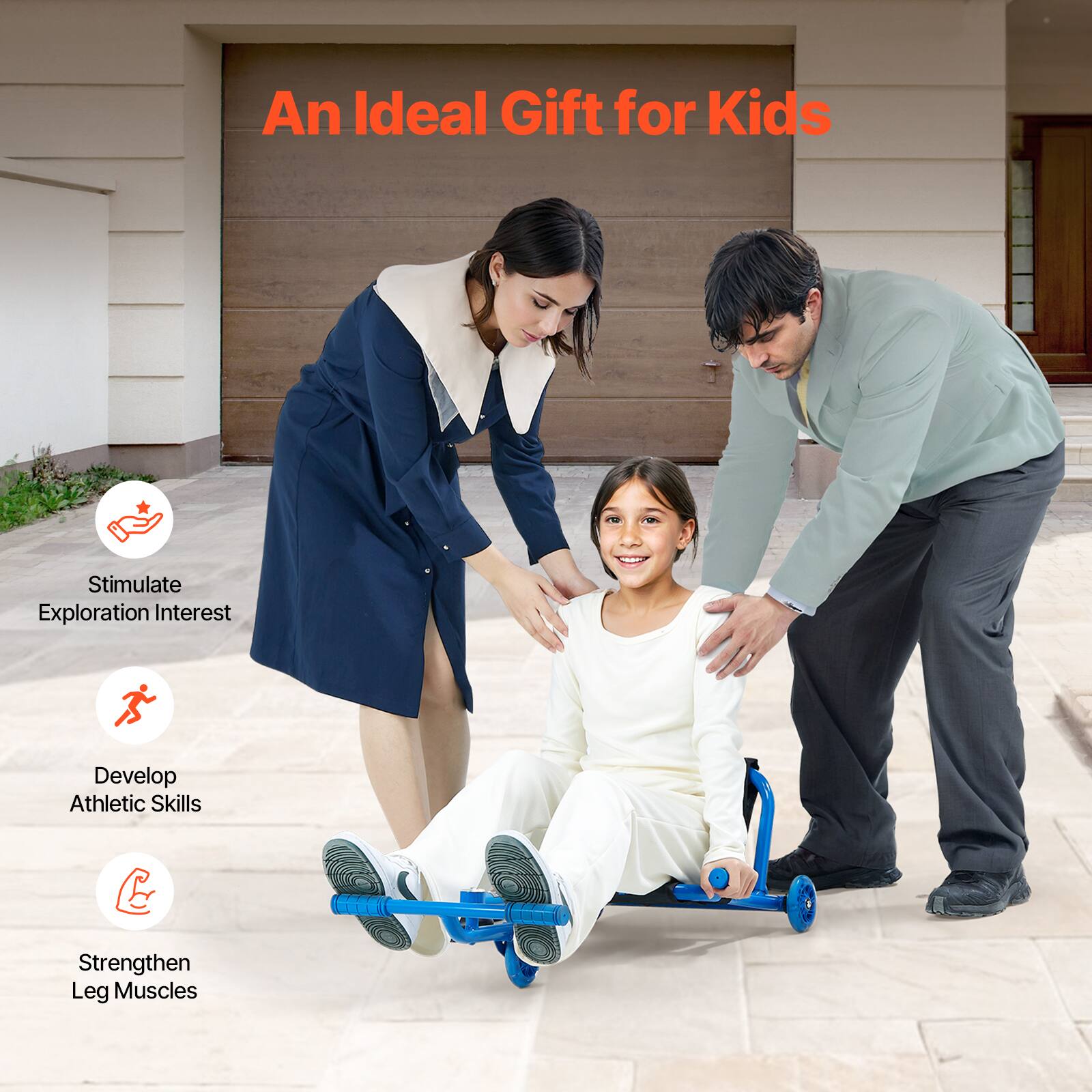 An Ideal Gift for Kids

- Stimulate Exploration Interest
- Develop Athletic Skills
- Strengthen Leg Muscles