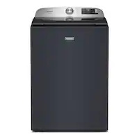 Maytag - 5.3 Cu. Ft. Pet Pro Top Load Impeller Washer with Extra Power and Sanitize Cycle with Oxi - Midnight Steel - Front_Zoom
