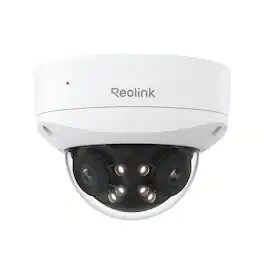 Reolink - Duo 2V PoE 4K 8MP IK10 VandalProof PoE IP Camera,180° Panoramic Spotlight Night Vision 2-Way Talk Smart Playback - White