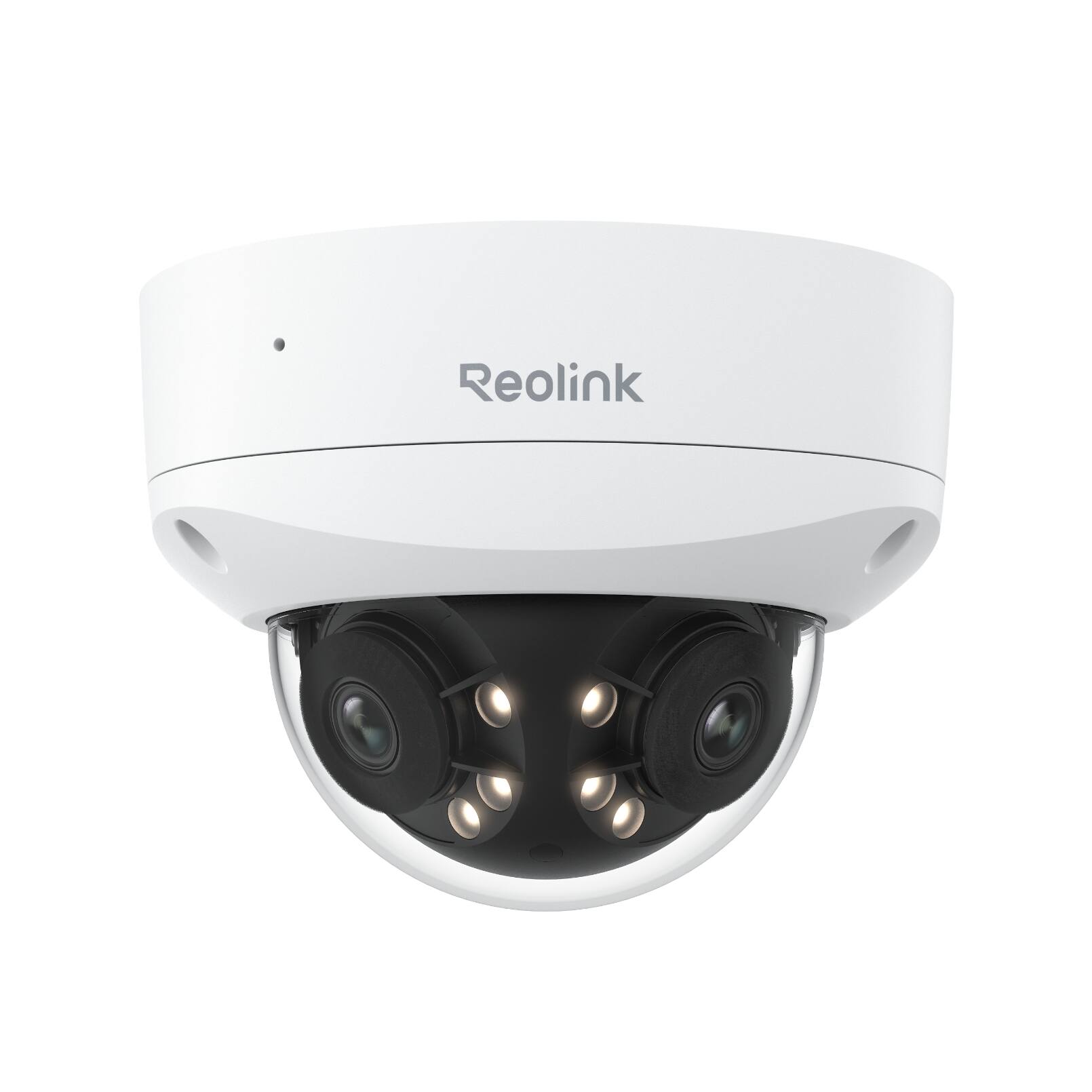 Front. Reolink - Reolink Duo 2V PoE 4K 8MP IK10 VandalProof PoE IP Camera,180° Panoramic Spotlight Night Vision 2-Way Talk Smart Playback - white.