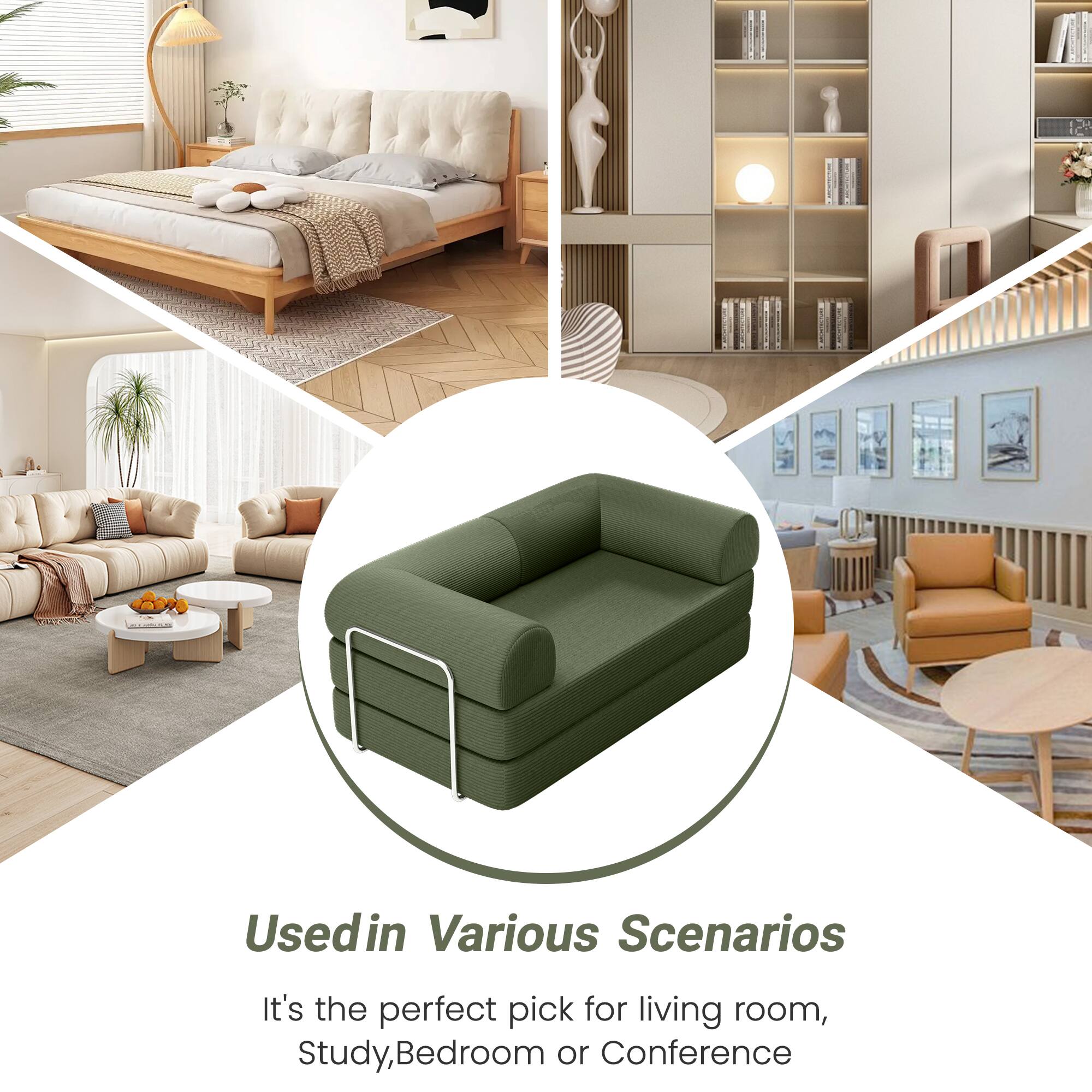 Used in Various Scenarios

It's the perfect pick for living room, Study, Bedroom or Conference