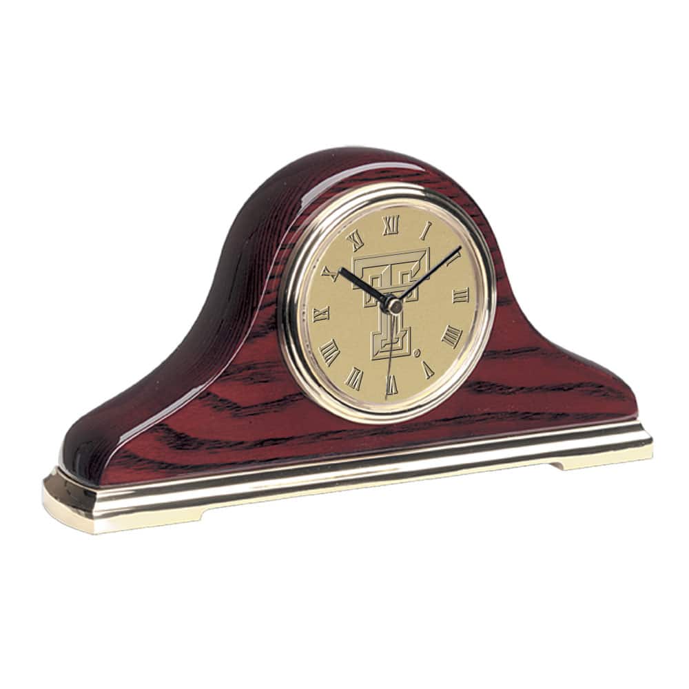 Jardine - Texas Tech Red Raiders Napoleon Clock - Gold