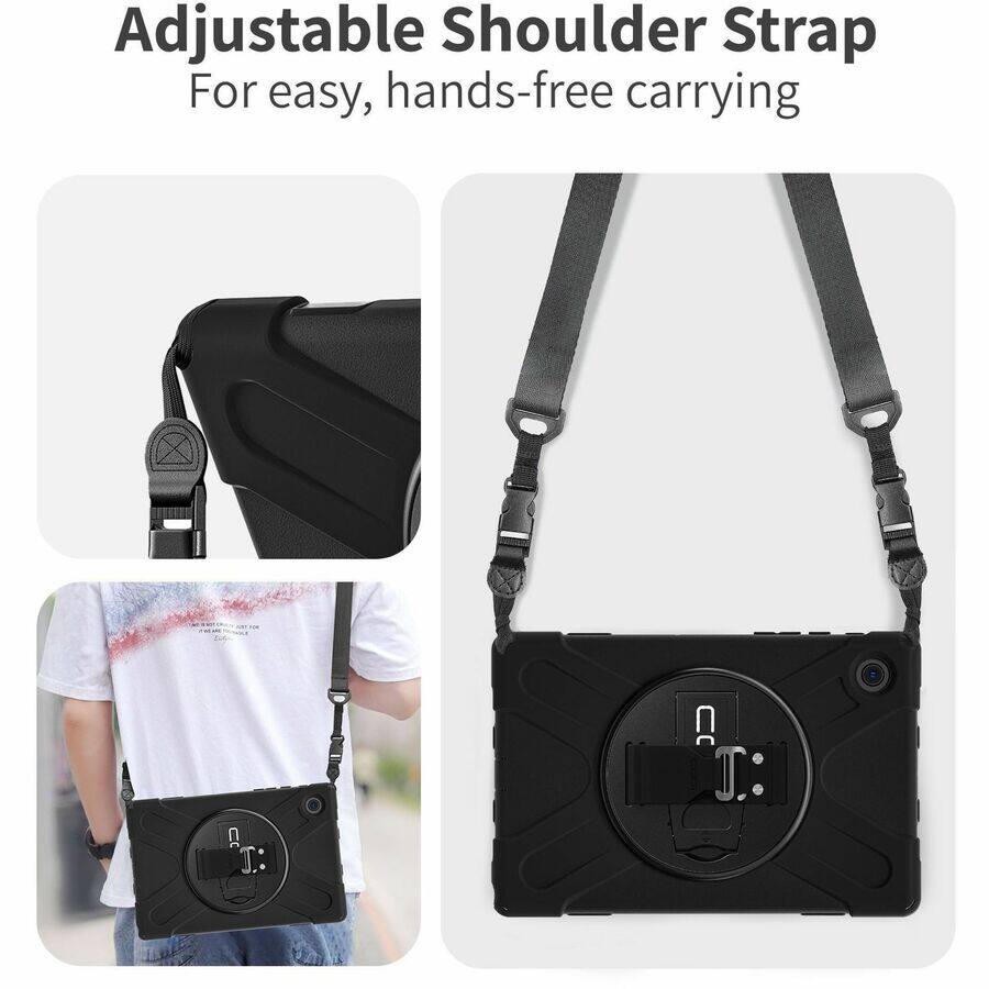 Adjustable Shoulder Strap  
For easy, hands-free carrying