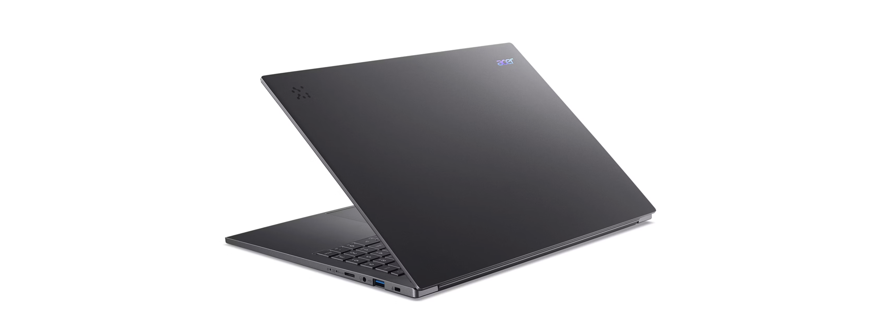 Alt View 2. Acer - Aspire 16 AI 16" WUXGA Touchscreen Intel Core Ultra 5 226V 16GB 1TB SSD Windows 11 Home - Iron.