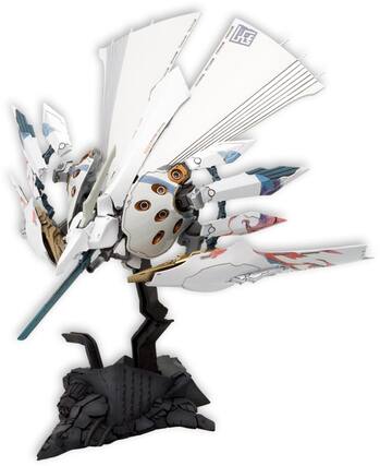 Front. PopMarket - Kotobukiya - Ikaruga - Ginkei (White) Model Kit - COLLECTIBLES - Multicolor.