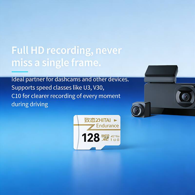 Full HD recording, never miss a single frame.  
Ideal partner for dashcams and other devices.  
Supports speed classes like U3, V30, C10 for clearer recording of every moment during driving.  

ZHITA Endurance micro A2 Voo 128 TWG