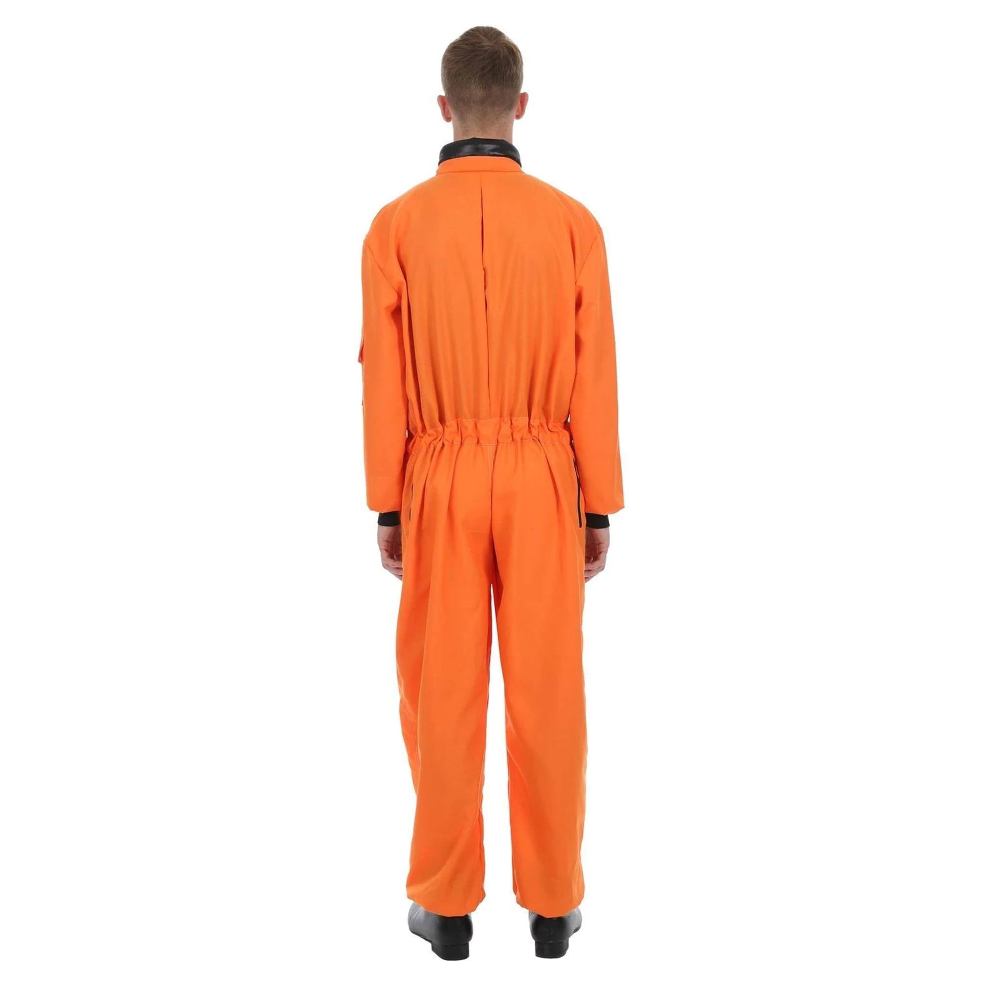 Alt View 10. Angels Costumes - Men's Orange Astronaut Costume - Standard - Orange.