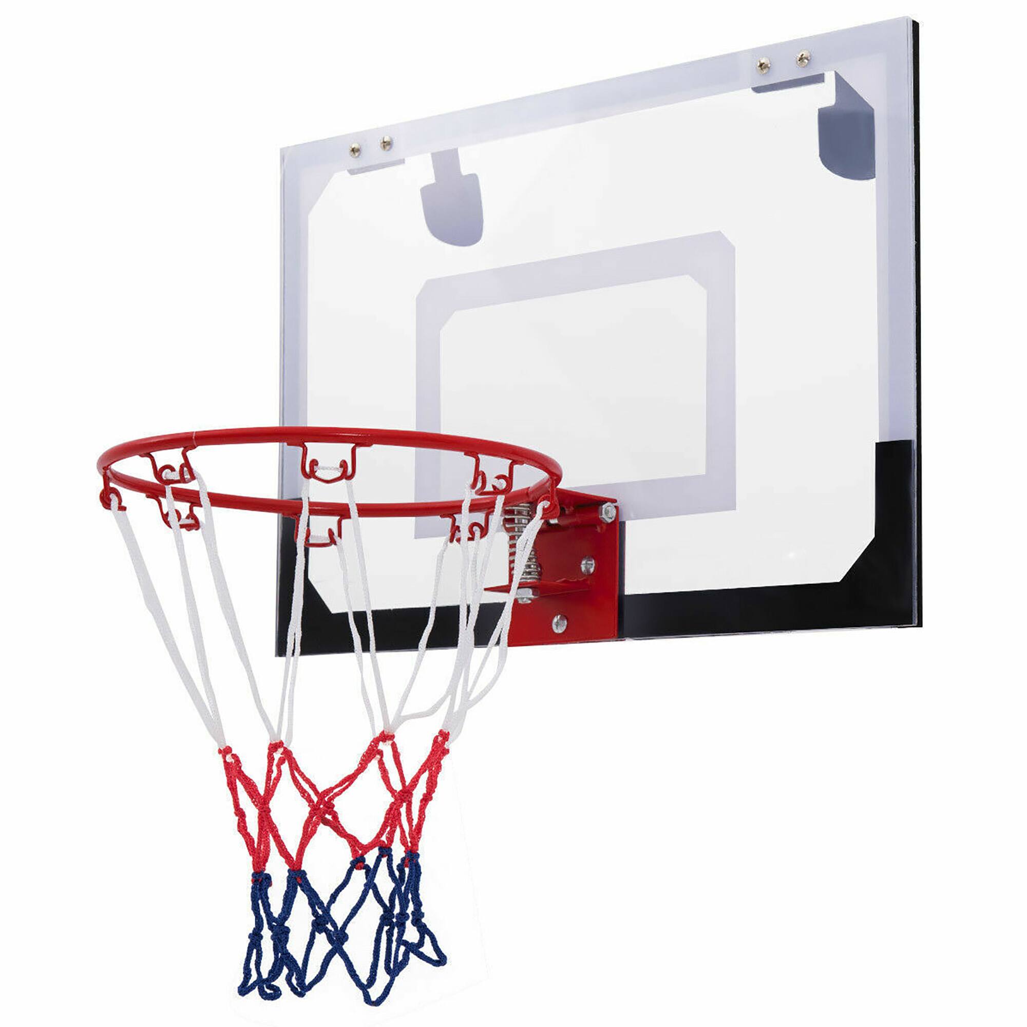 Alt View 9. Gymax - Gymax Over-The-Door Mini Basketball Hoop Includes Basketball & Hand Pump Indoor Sports - White.