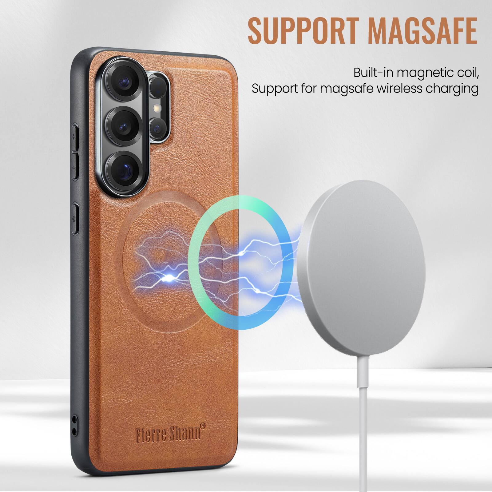 SUPPORT MAGSAFE

Built-in magnetic coil, Support for magsafe wireless charging

Fierre Shann