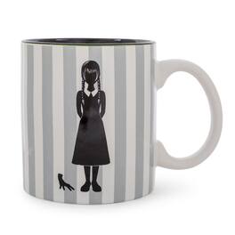 Silver Buffalo - Addams Family Wednesday "On Wednesdays We Wear Black" Ceramic Mug | 20 Ounces - White