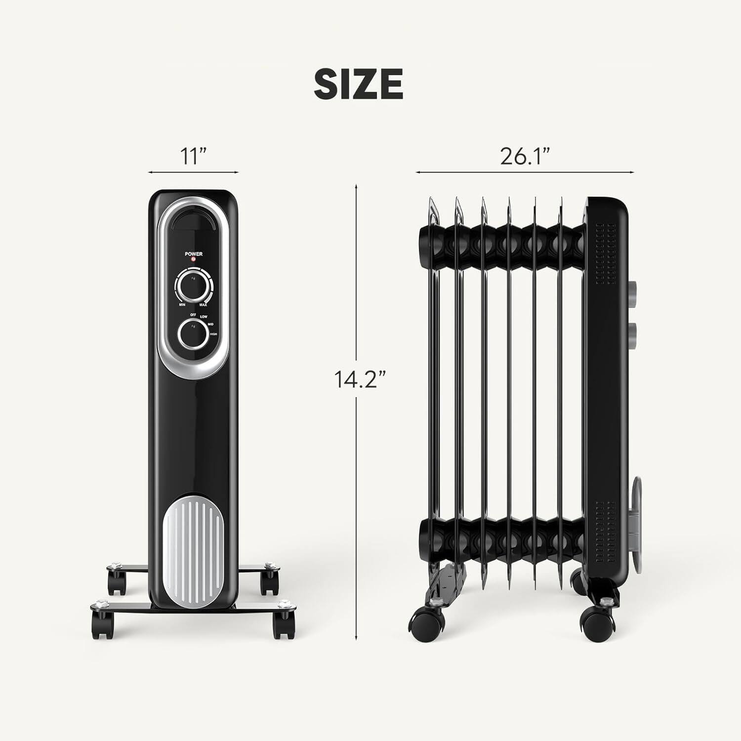 SIZE  
11" x 14.2"  
26.1"