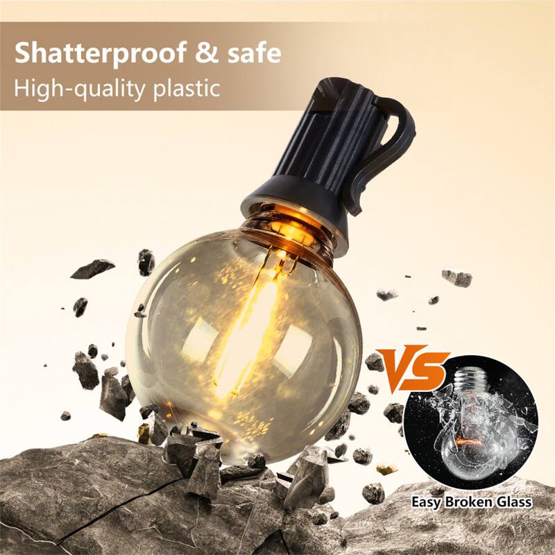 Shatterproof & safe  
High-quality plastic  

VS  

Easy Broken Glass