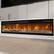 Left. FUFU & GAGA - Modern Electric Fireplace TV Stand with Hidden Storage, 12-Color Flame, Quiet Supplemental Heating - White.