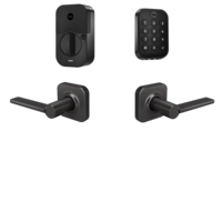 Yale - Assure Lock 2 Touch Key-Free Keypad with Wi-Fi and Valdosta Lever - Black Suede - Front_Zoom