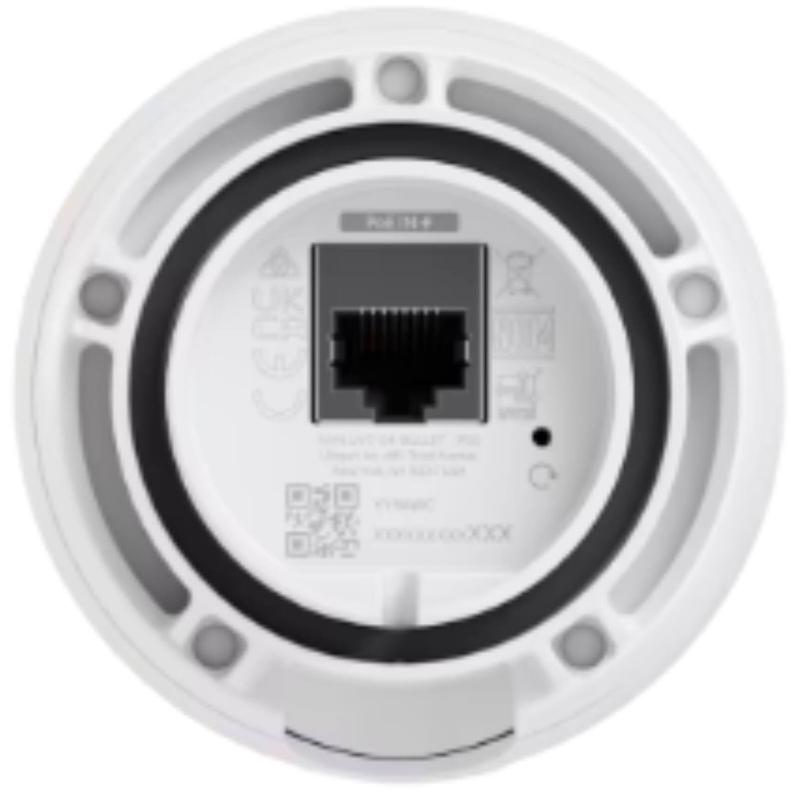 Back. Ubiquiti - UniFi Protect G4 Bullet 4MP 2K PoE Outdoor IP Security Camera - White.