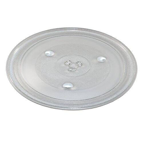Angle. HQRP - 12-3/8 inch Glass Turntable Tray for Hamilton Beach EM031M2ZC-X1 EM031M2ZC-X2 EM031M2ZC-X3 EM031M2ZC-X4 Microwave.
