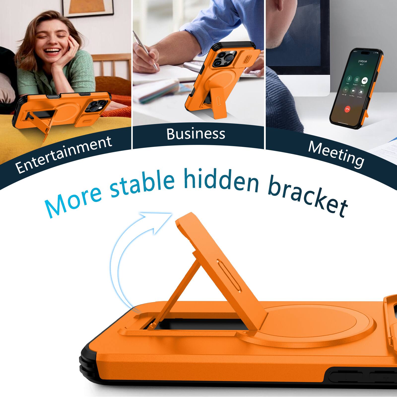 - Entertainment
- Business
- Meeting
- More stable hidden bracket