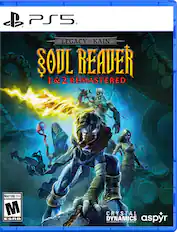 Legacy of Kain: Soul Reaver 1 & 2 Remastered is a video game for the PlayStation 5 console. The game is rated Mature 17+ by the ESRB and is developed by Crystal Dynamics and published by Aspyr, an Embracer Group company.