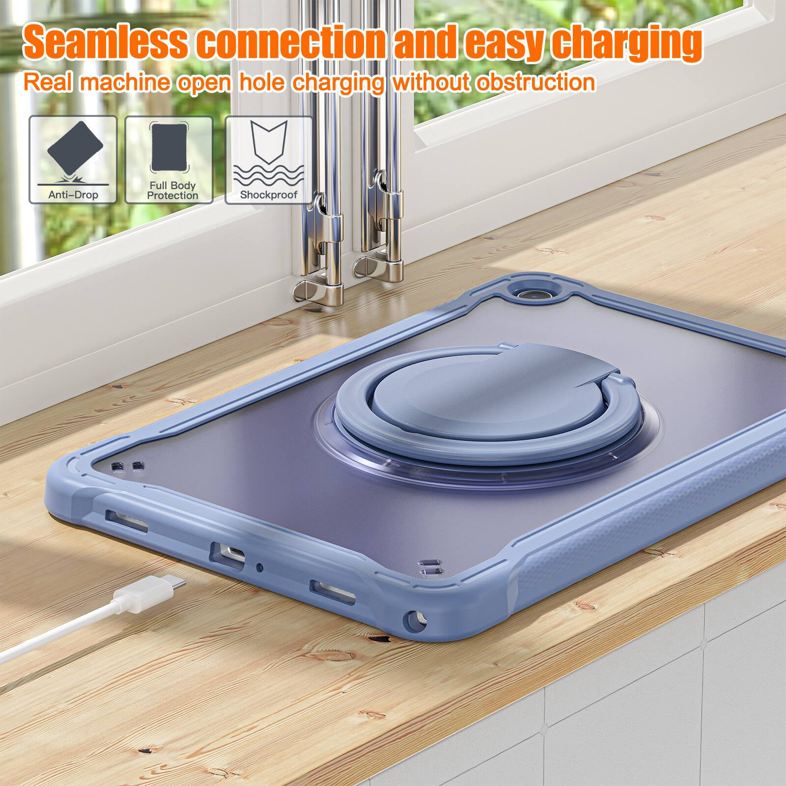 Seamless connection and easy charging  
Real machine open hole charging without obstruction  
Anti-Drop  
Full Body Protection  
Shockproof