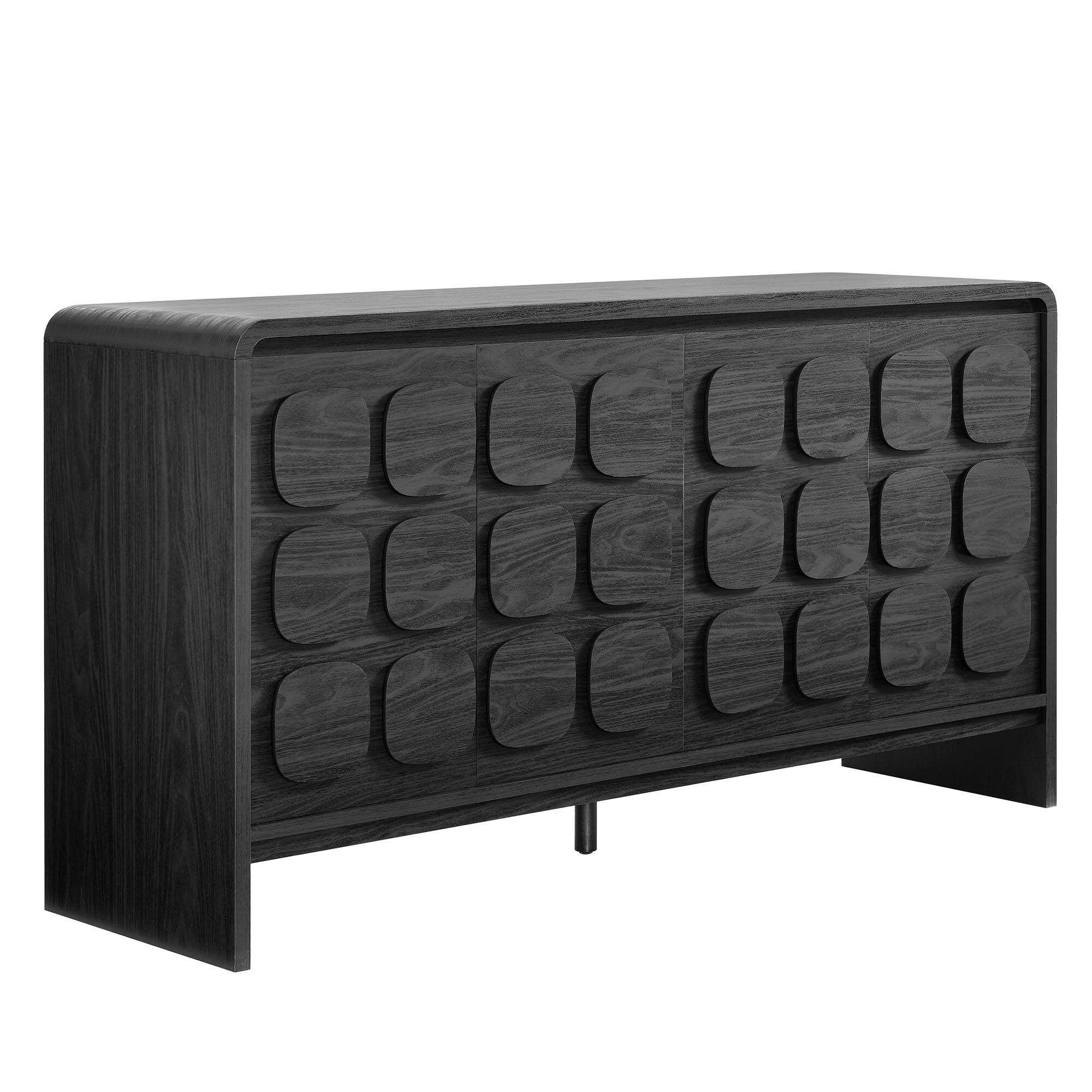 Angle. Modway - Toscana 61" Sideboard by Modway - Black.