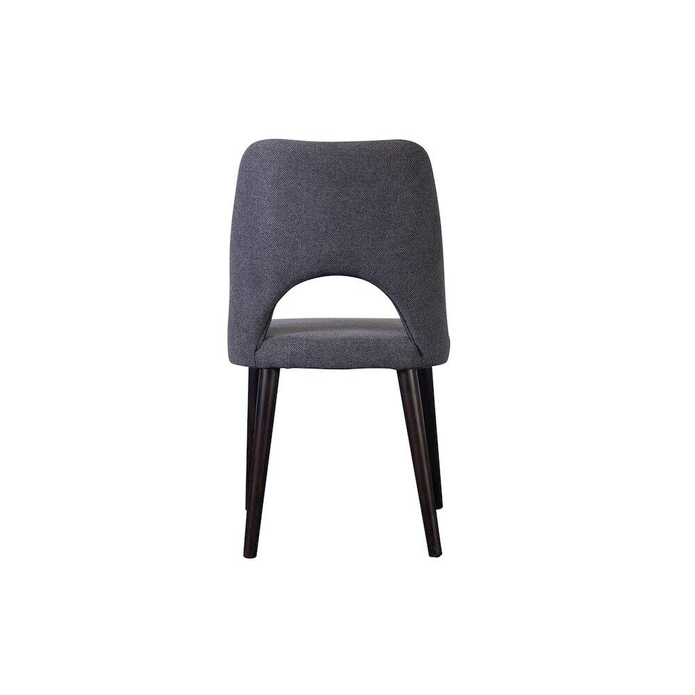 Back. Porter Designs - Prato Upholstered Dining Chair - Gray.