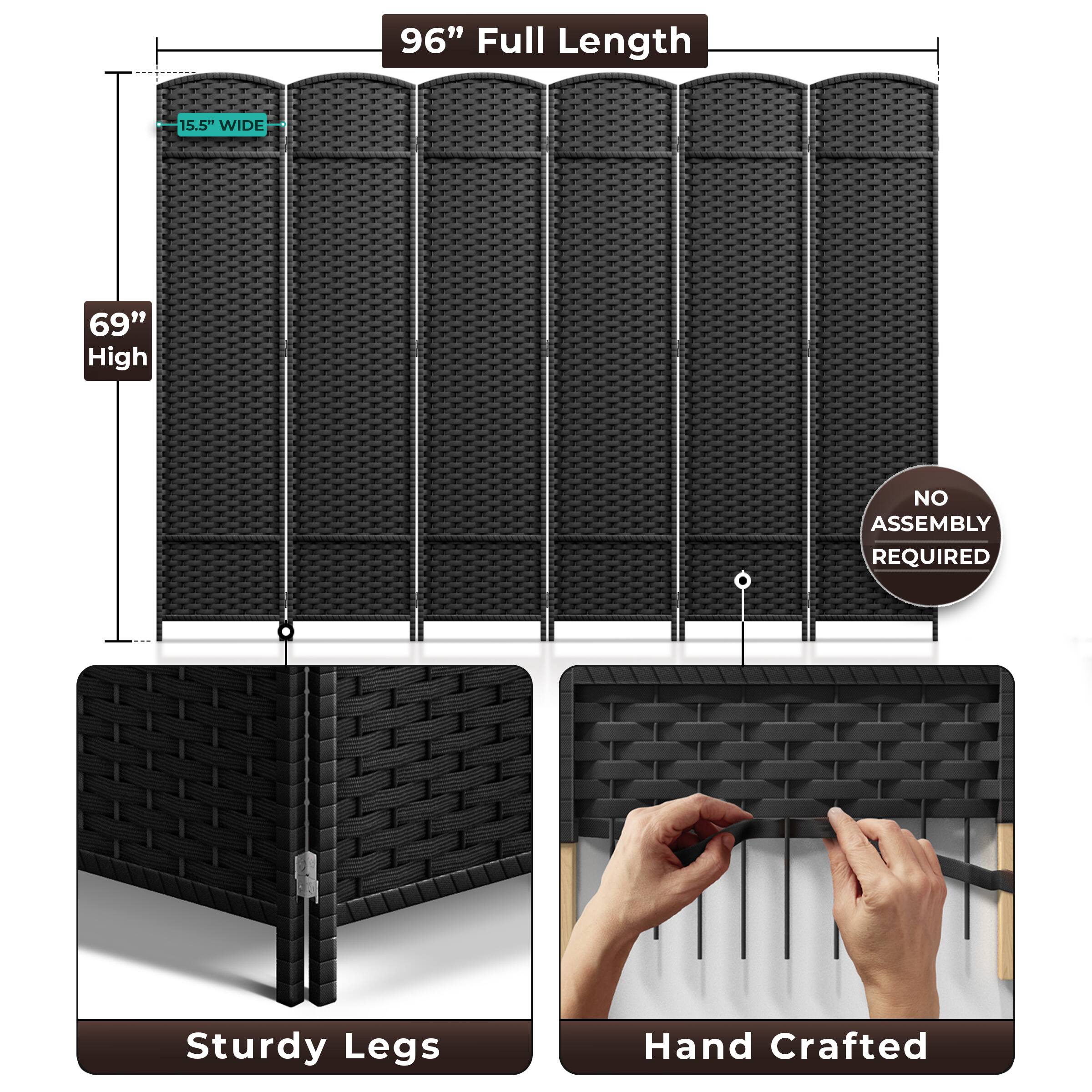 96" Full Length  
15.5" Wide  
69" High  
No Assembly Required  
Sturdy Legs  
Hand Crafted