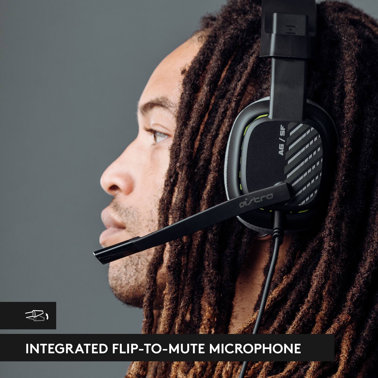 Integrated Flip-to-Mute Microphone
