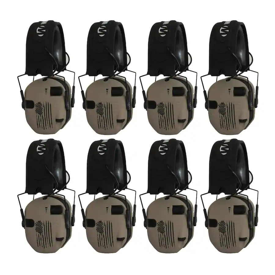 Walker Razor Tan Color Walkers Walker's Razor Slim Ultra Low Profile Compact Design Earmuffs ...