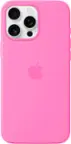 Front. Apple - iPhone 16 Pro Max Silicone Case with MagSafe - Peony.