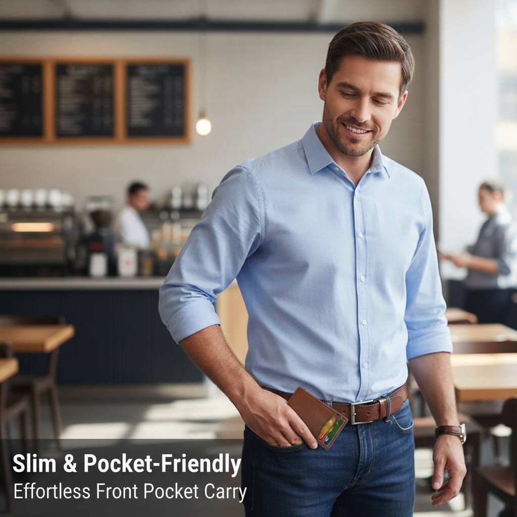 Slim & Pocket-Friendly  
Effortless Front Pocket Carry