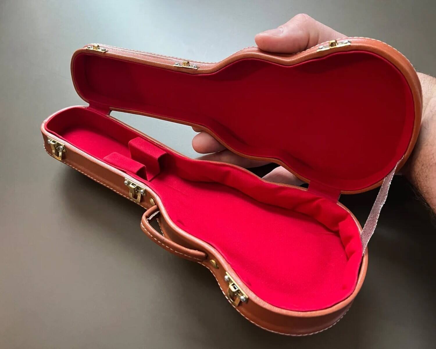 Axe Heaven - Gibson Les Paul Original Brown Mini Hardshell Guitar Case - COLLECTIBLES - Multicolor price history on PriceWatchPro