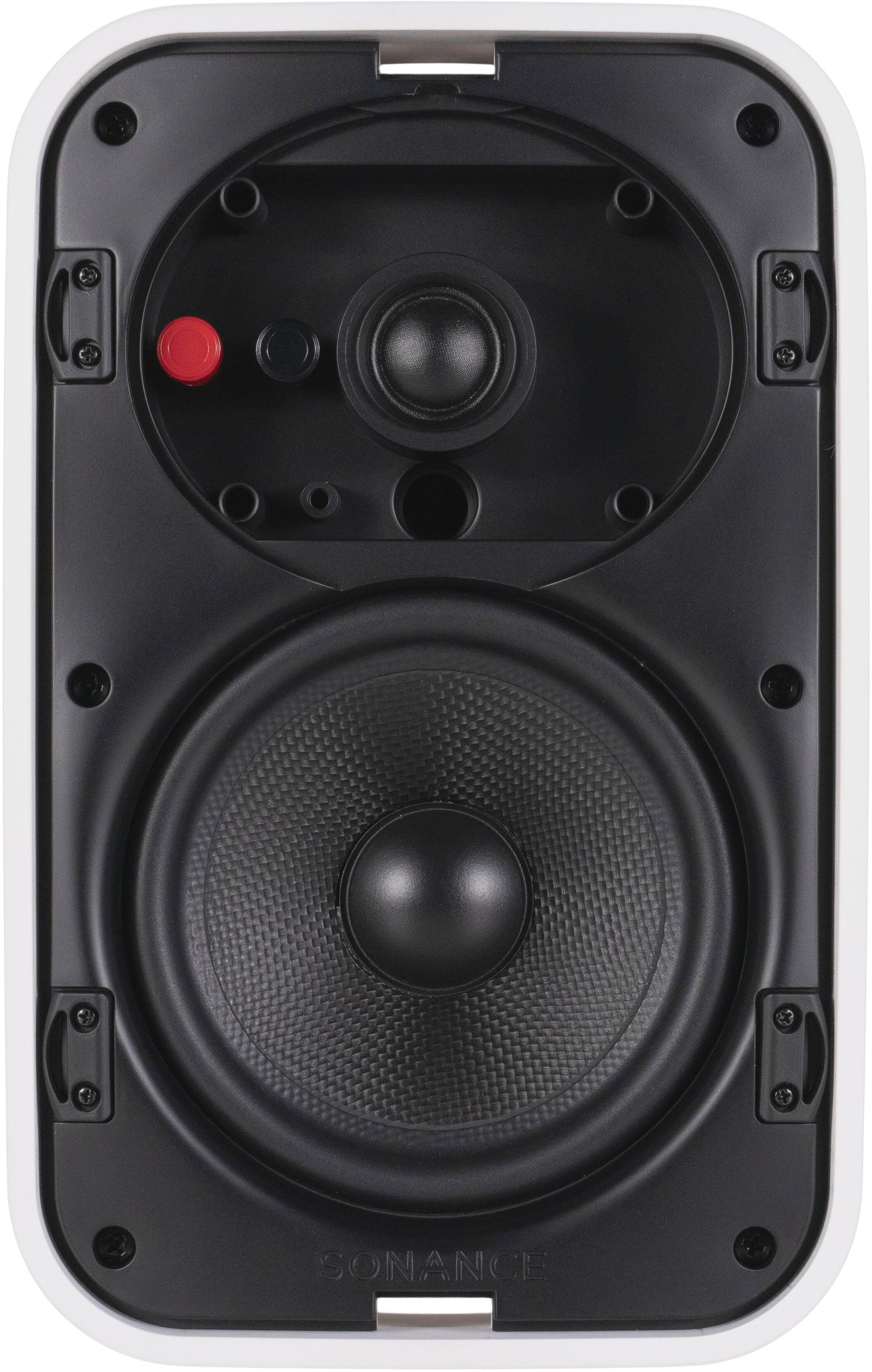 Angle. Sonance - MX52 - Mariner MX Series 5-1/4" 2-Way Outdoor Surface Mount Speakers (Pair) - Paintable White.