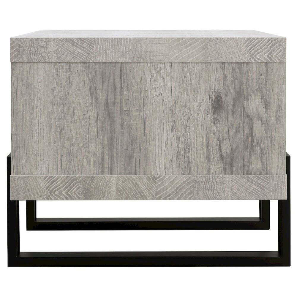 Alt View 5. Coaster Co. of America - Dinard Engineered Wood Coffee Table Grey Driftwood - Brown.