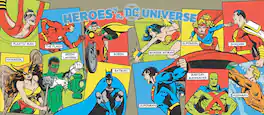 Trend Setters - FilmPix™ Light Display + Justice League (90th Heroes) FilmPix™ Photo Insert Bundle - Multicolor