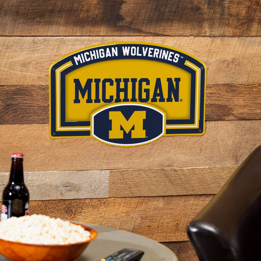 Wall Sign Format Evergreen Enterprises Michigan Wolverines 11