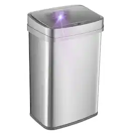 Nine Stars - Nova Series UV Odor Neutralizing Smart Trash Can 13 Gallon