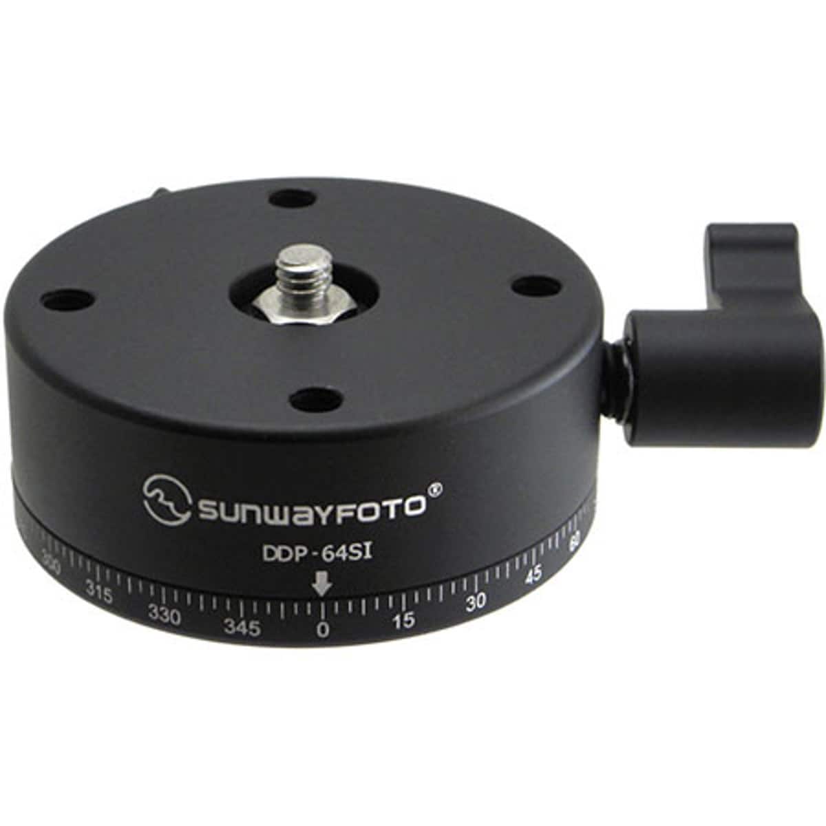 SunwayFoto - DDP-64SI Indexing Rotator for 360x180deg. Spherical and HDR Panoramas, 17.6lbs Capacity, 64mm Diameter/Nadir price history on PriceWatchPro
