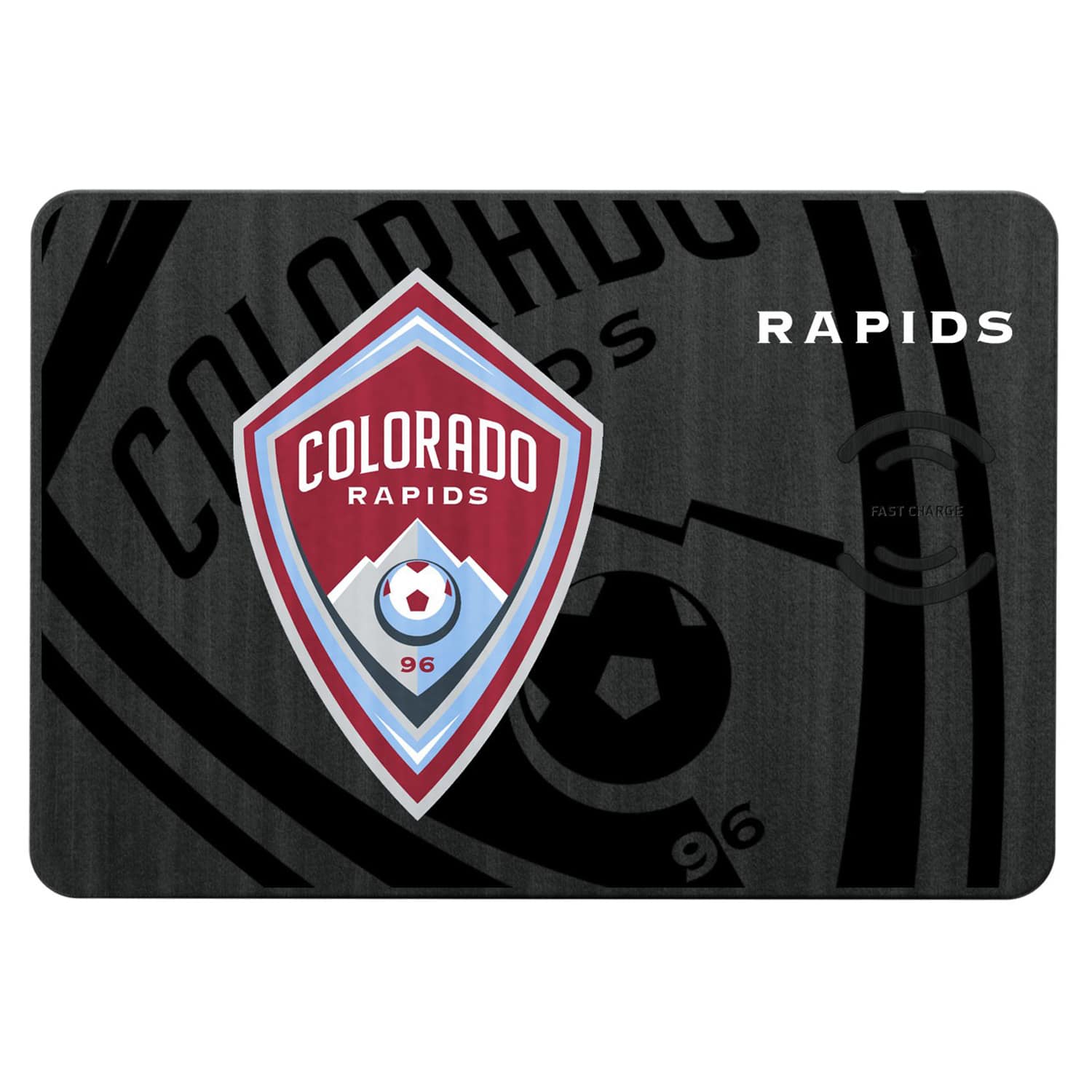 Keyscaper - Colorado Rapids Mono Tilt Logo Wireless Charger & Mouse Pad - Multicolor